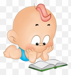 Funny Cartoon Baby Boy Clipart - Clip Art Bay Baby Images Cartoon Reading Png,Cartoon Baby Png