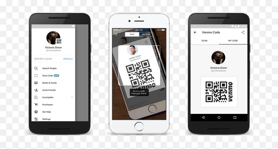 Venmo Rolls Out Qr Codes For User Profiles In Its Mobile App - Qr Code Png,Venmo Png