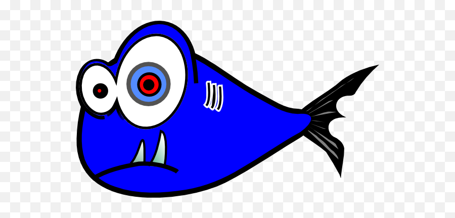 Blue Fish Clipart Png - Red Eye Fish Clipart,Fish Clipart Png