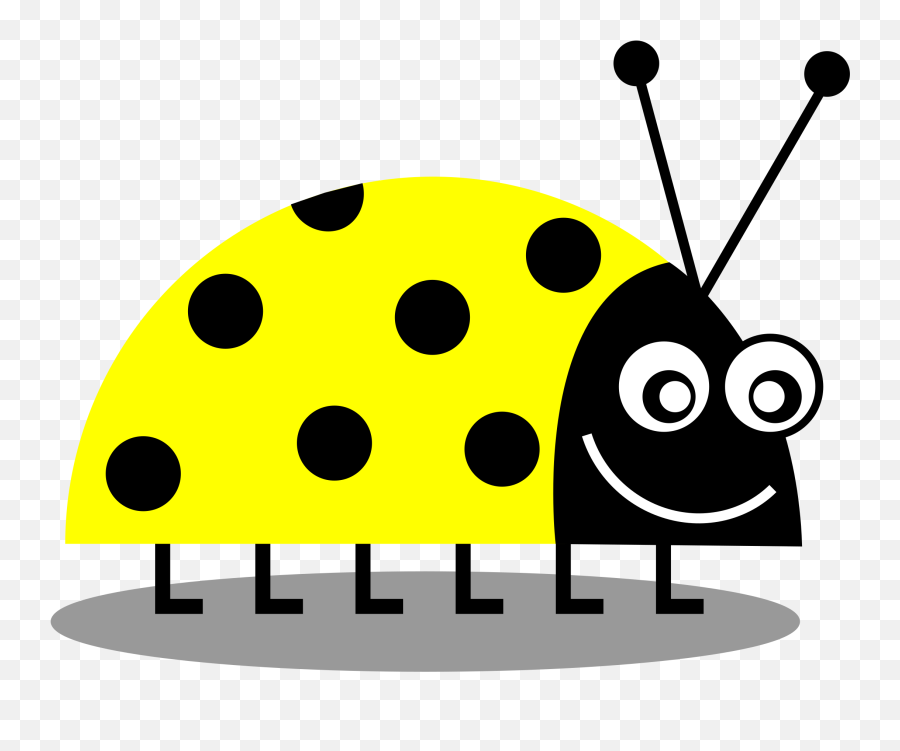 Clipart Free Download Ladybug Big Image - Cute Yellow Beetle Cartoon Png,Free Transparent Clipart