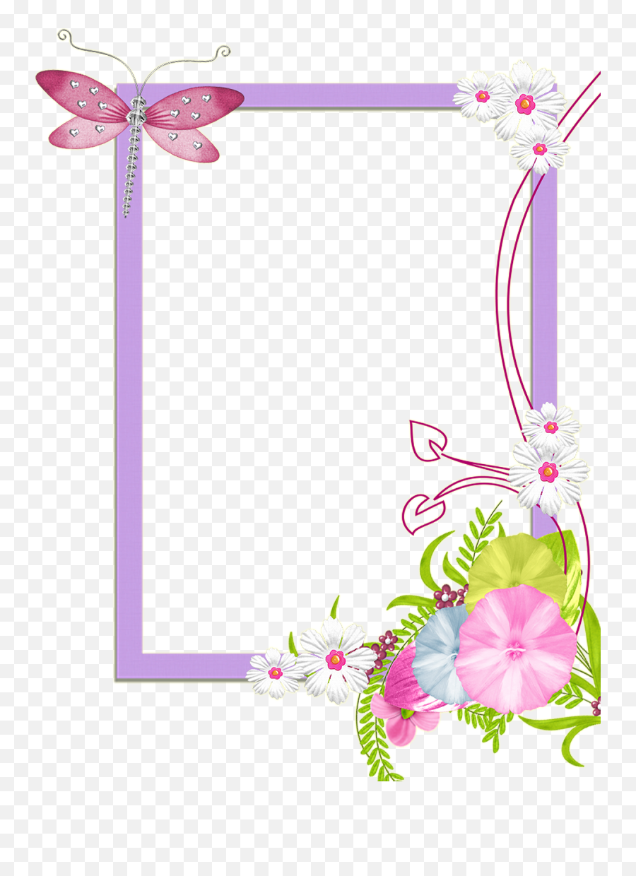 Frame Design Png - Pin By Cantik Manis On And Frame Cute Png Cute Flower Frame,Frame Design Png