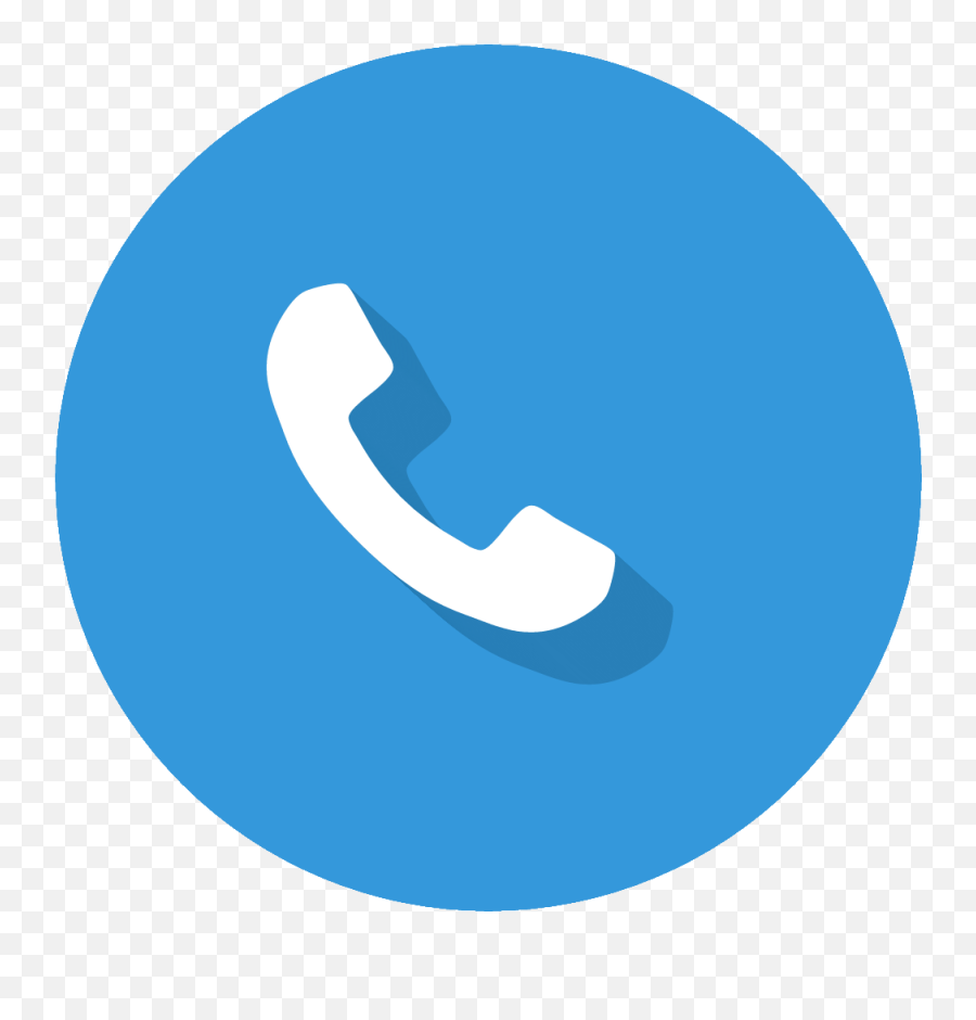 Contact Us - Logo Telefono Png Clipart Full Size Clipart Contact Us Icon Blue Round,Telefono Png