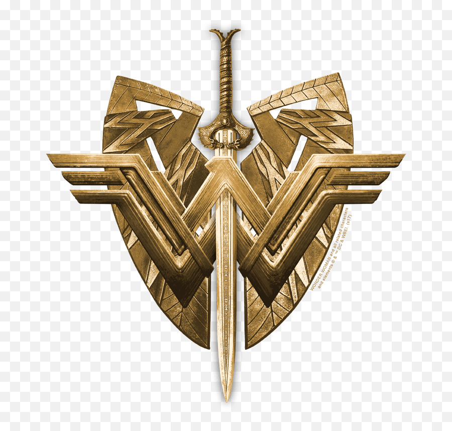 Wonder Woman Sword Emblem Kidu0027s T - Shirt Ages 47 Emblem Png,Wonder Woman Logo Png