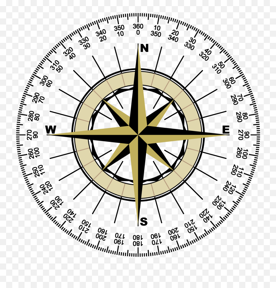 Compass Transparent Png 6 Image - Boxing The Compass With Degree,Compass Transparent