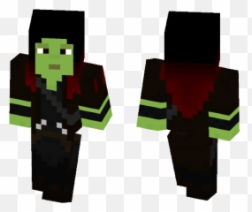 Download Gamora - Guardians Of The Galaxy 2 Minecraft Skin Archer png