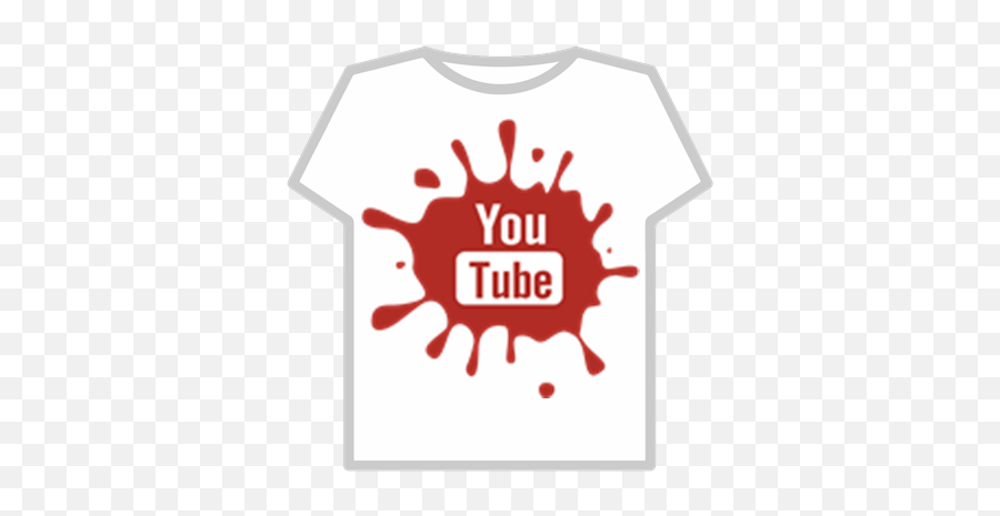 Youtube - Pngclipart Roblox Blood T Shirt Roblox,Youtube Logo Clipart