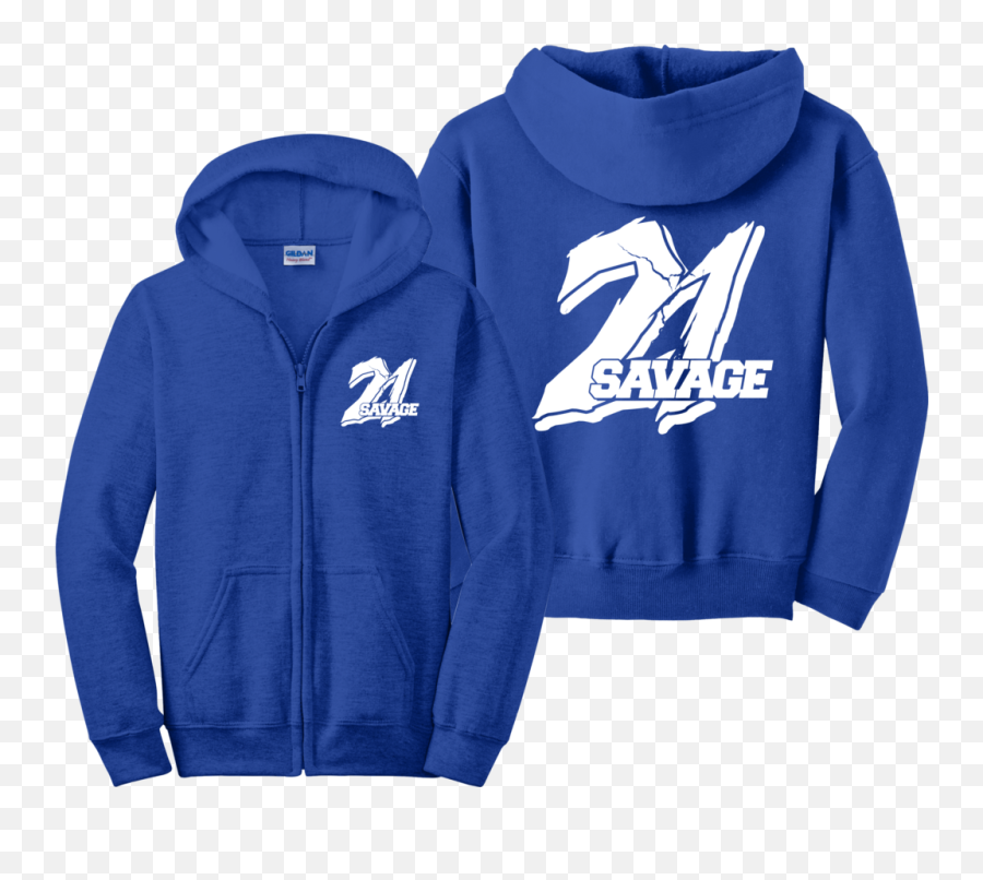 21 Savage Zip Up Hoodie Issa Slaughter Gang Zipper Sweatshirt - Hoodie Png,21 Savage Png