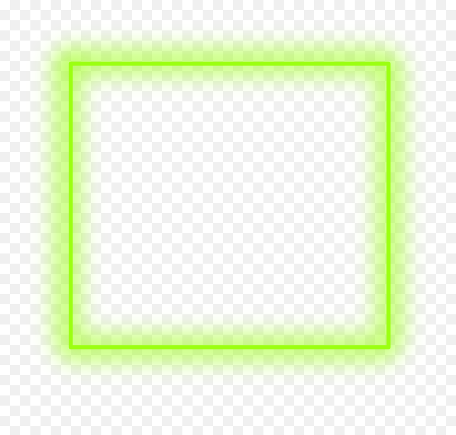 Neon Square Png - Sticker Neon Square Green Freetoedit Electric Blue,Green Border Png