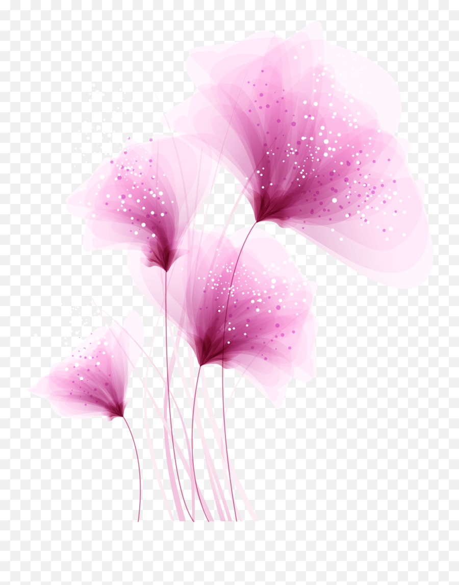 Pink Flower Png Image Free Download - Lily,Pink Flowers Png