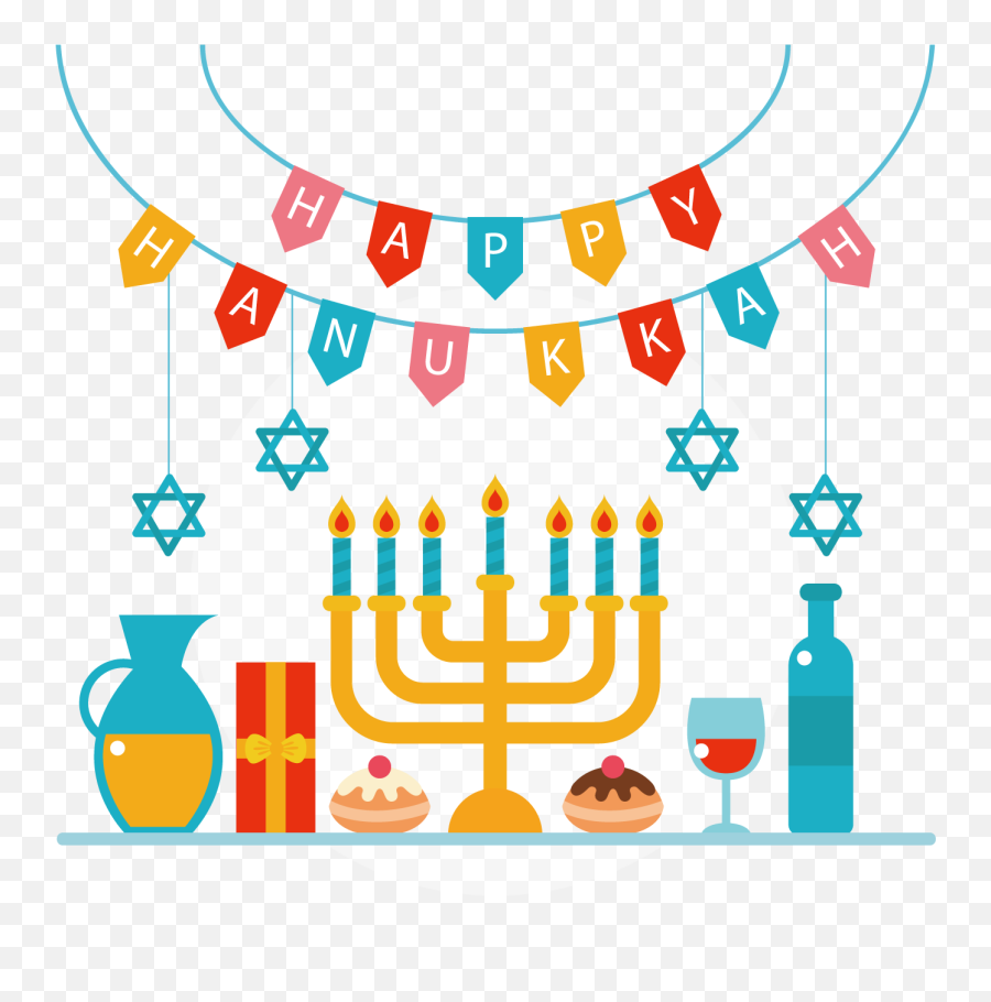 Transparent Background Hanukkah Clipart - Transparent Background Hanukkah Clipart Png,Hanukkah Png