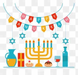 Transparent Background Hanukkah Clipart - Transparent Background Hanukkah Clipart Png,Hanukkah Png