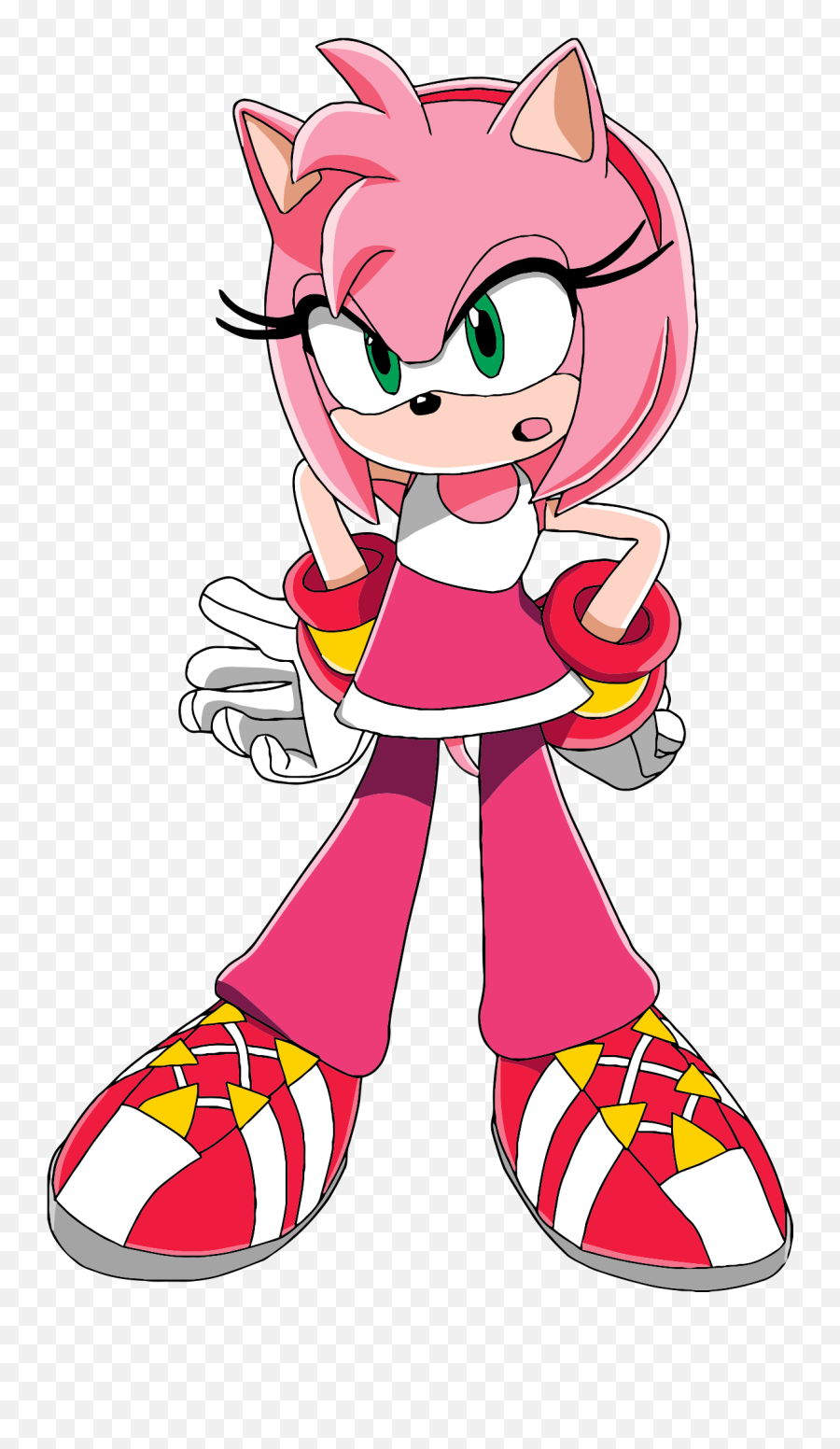 Download Amy Rose Sonic X In Her - Amy Rose In Sonic Riders Png,Amy Rose Png