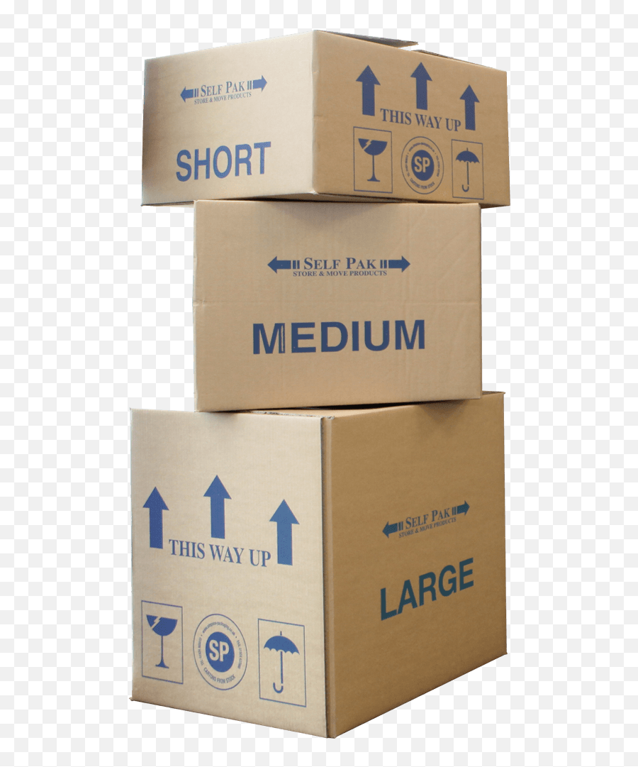 Medium Cardboard Box - Carton Png,Cardboard Box Transparent