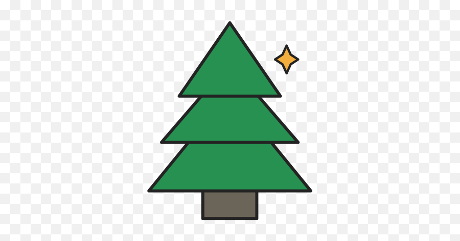 131 Png And Svg Christmas Tree Icons For Free Download Uihere - Dibujo Y Características De Un Pino,Christmas Tree Icon Png