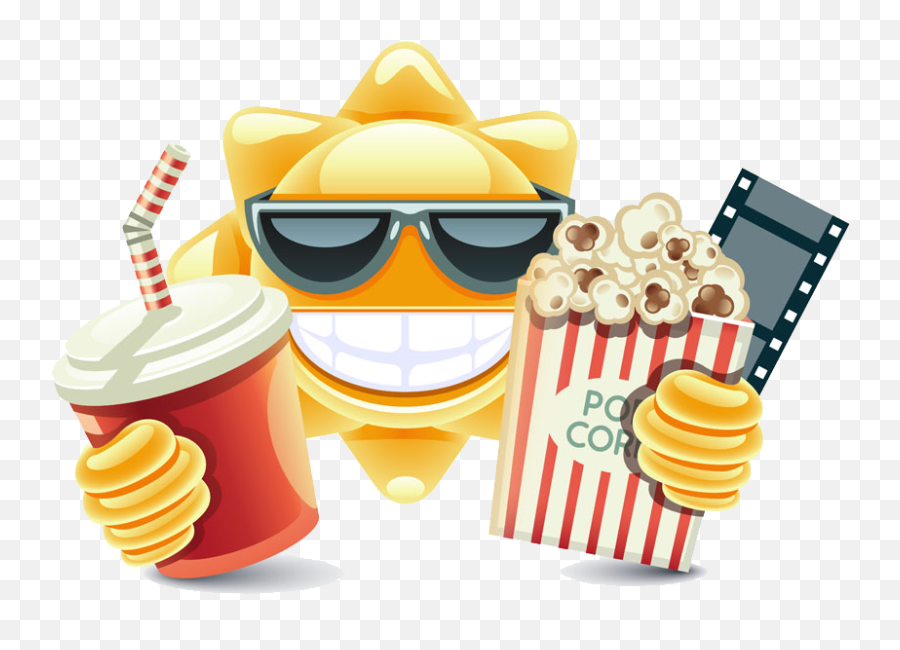 Download Popcorn Sun Coca - Cola Cinema Download Hd Png Summer Contest Social Media,Popcorn Clipart Png