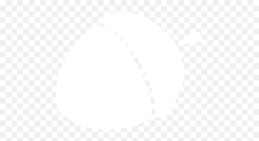 White Acorn 7 Icon - White And Black Acorn Icon Png,Acorn Png