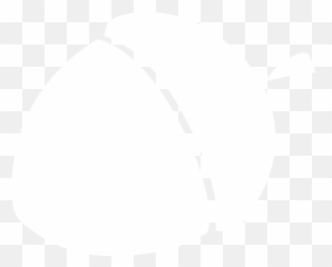 White Acorn 7 Icon - White And Black Acorn Icon Png,Acorn Png