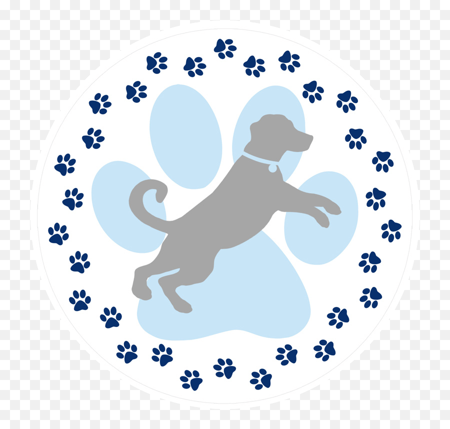 Dog Paw Prints Screen Door Magnets - Etiquetas Png,Dog Paw Print Png