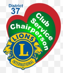 The Lions Logo And Heart Outline - Language Png,Lions International Logo
