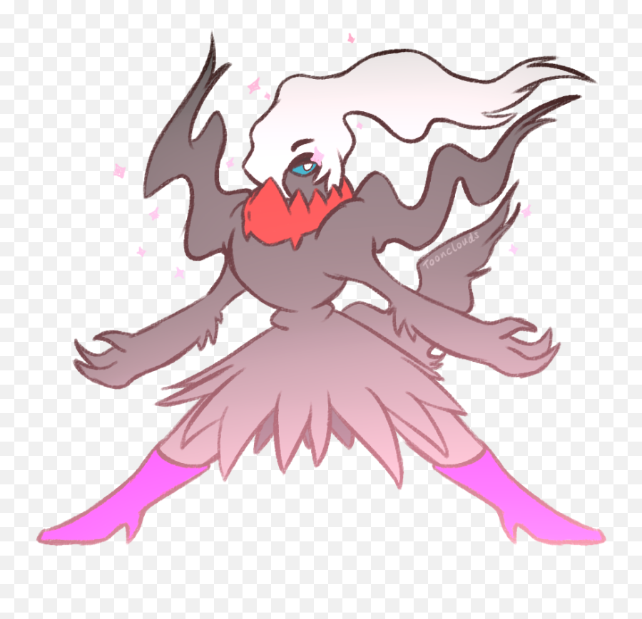 Pokemon Darkrai Long Legs - Pokemon Darkrai With Legs Png,Darkrai Png