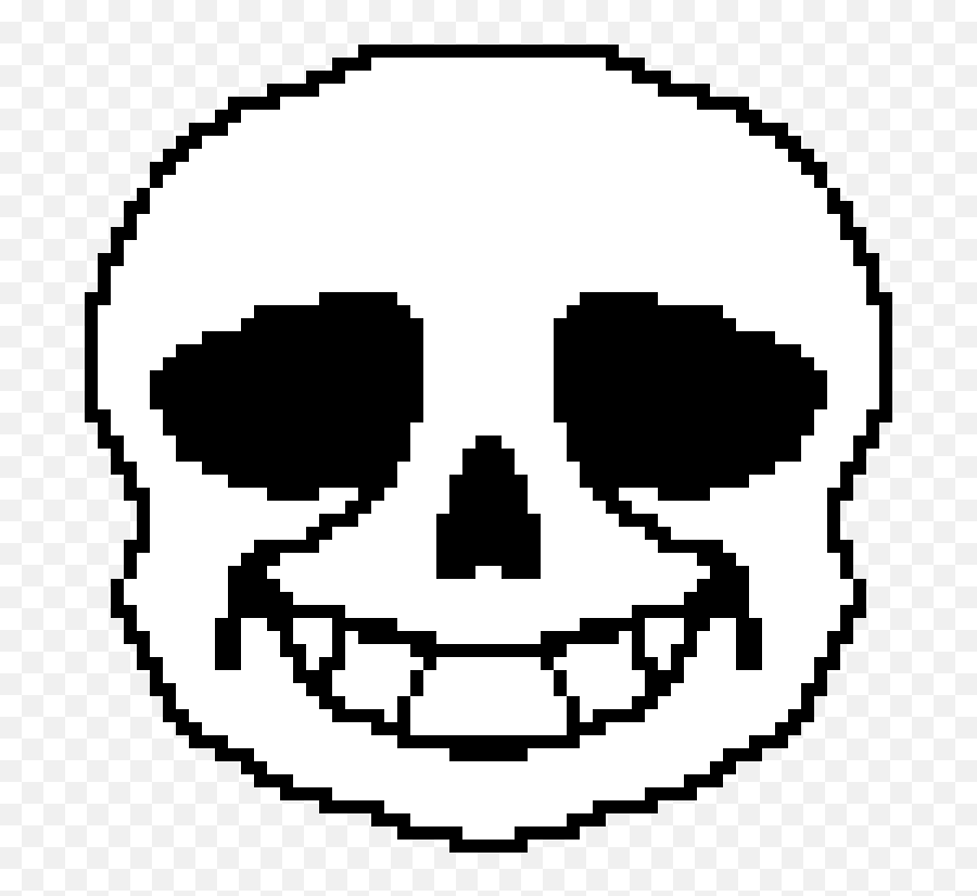 Undertale Pixel Art , Png Download - Sans Face Pixel Art, Transparent Png -  630x593 (#1989062) - PinPng