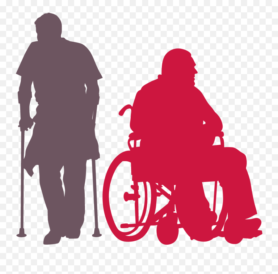 Silhouette Man Wheelchair Png - Silhouette Man Wheelchair,Wheelchair Silhouette Png