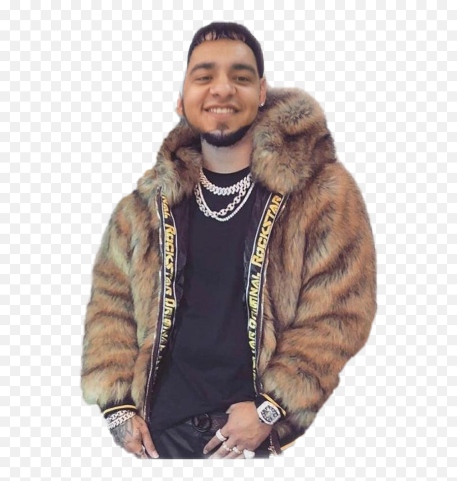 Karol Y Anuel Transparent Png Image - Anuel Fur Coat,Anuel Aa Png