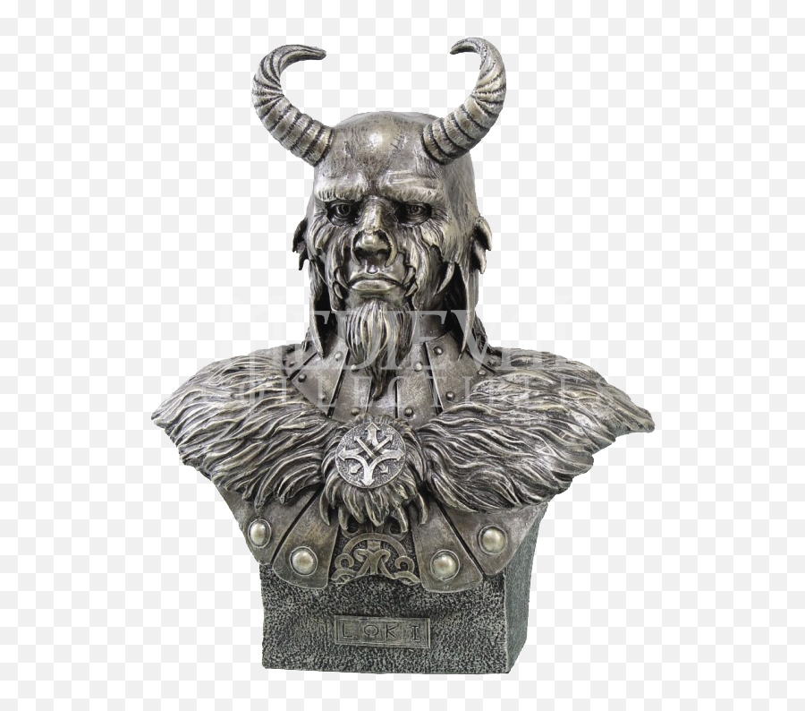 Download Mythology Statues And Roman - Loki Norse Png,Roman Bust Png
