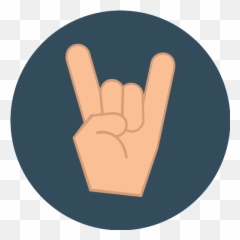 Heavy Metal Vector Svg Icon - Sign Language Png,Heavy Png
