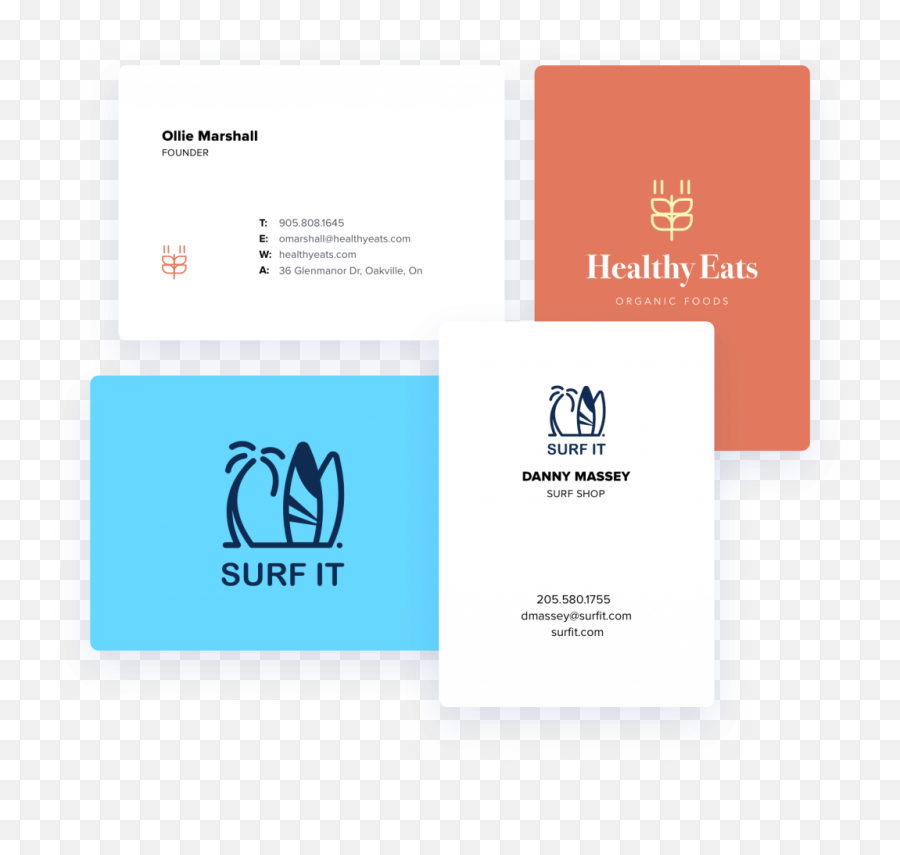 Design A Custom Business Card - Design Business Cards Layout Png,Social Media Logos For Business Cards