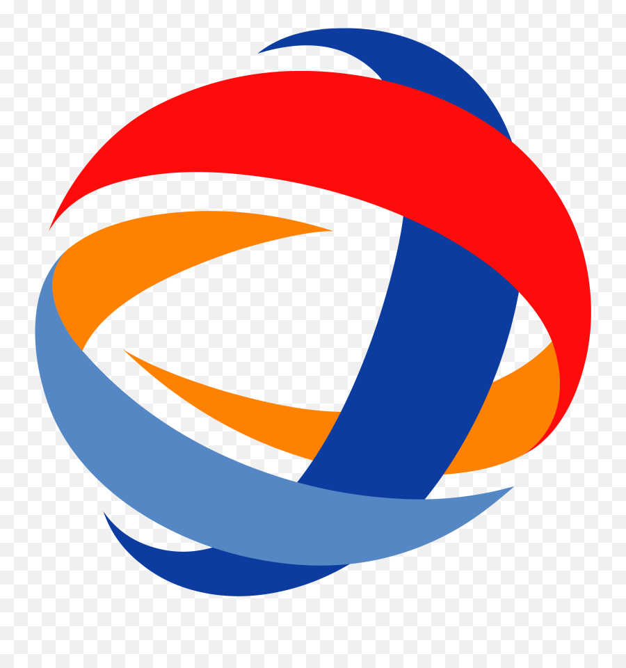 Total Logo Png - Free Transparent Png Logos Blue Orange Red Circle Logo Name,Logo Quiz 2