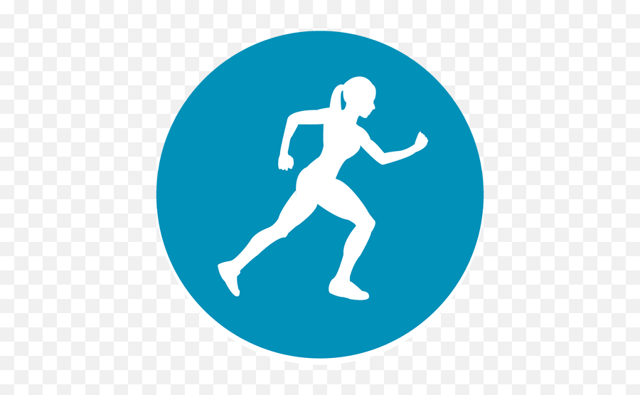 Female Athlete Circle Icon - Transparent Png U0026 Svg Vector File Female Athlete Icon,Legs Icon Transparent Background