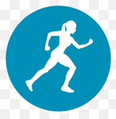 Female Athlete Circle Icon - Transparent Png U0026 Svg Vector File Female Athlete Icon,Legs Icon Transparent Background