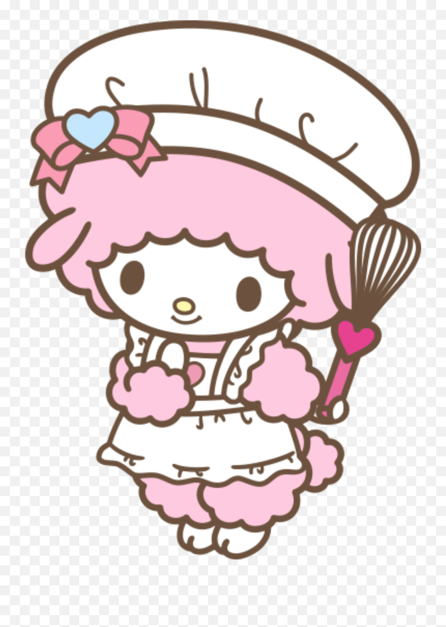 Sanrio Mysweetpiano Pink Lamb Messy Sticker By Deonu - Girly Png,Sanrio Icon
