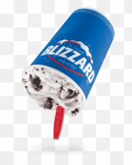Oreo Cookie Blizzard Treat Dairy Queen Menu - png