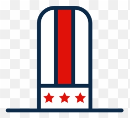 American Top Hat Icon - Transparent PNG u0026 SVG vector file Vertical