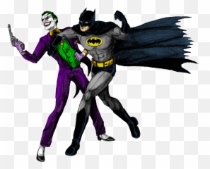Download Hd Batman Joker Png Image - Cartoon Batman And Joker,The Joker Png