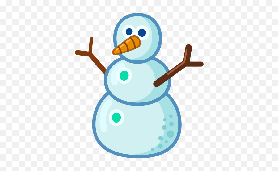 Snowman Winter Christmas Free Icon Of U0026 New Year - Happy Png,Snowman Icon