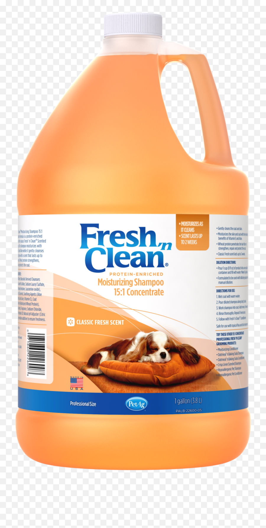 Fresh U0027n Clean Moisturizing Shampoo - Classic Fresh Scent Gallon Fresh N Clean Dog Shampoo Png,Clean Wholesome Icon