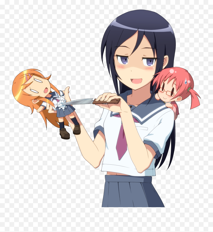 Kousaka Kirino And Aragaki Ayase Ore No Imouto Ga Konna Ni - Ayase Aragaki Png,Ore Icon