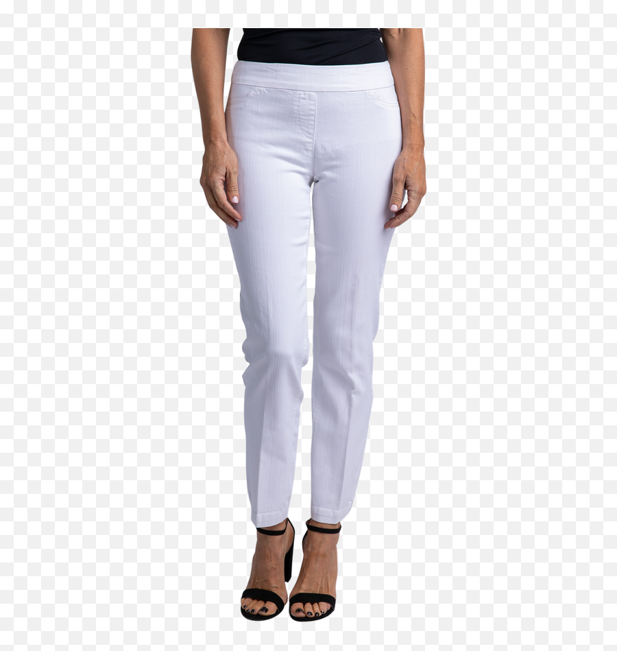 White U2013 Slimsation By Multiples - Straight Leg Png,Icon Crop Ripped ...