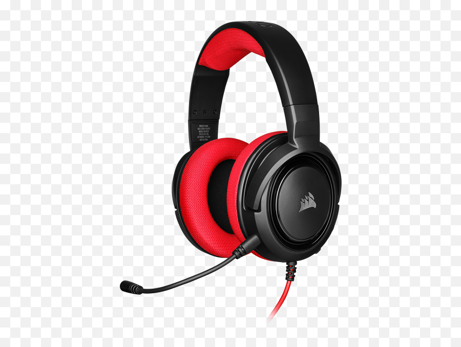 Hs35 Stereo Gaming Headset U2014 Red - Corsair Hs35 Stereo Gaming Headset Green Png,Black And Red Firefox Icon