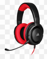 Hs35 Stereo Gaming Headset U2014 Red - Corsair Hs35 Green png