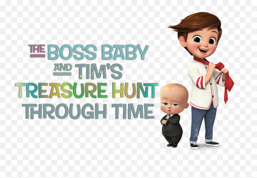 The Boss Baby And Timu0027s Treasure Hunt Through Time Movie - Cartoon Png,Boss Baby Transparent