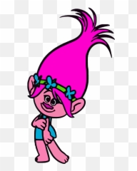 Branch And Poppy Trolls Fleece Blanket For Sale By Su Topo - Clipart png