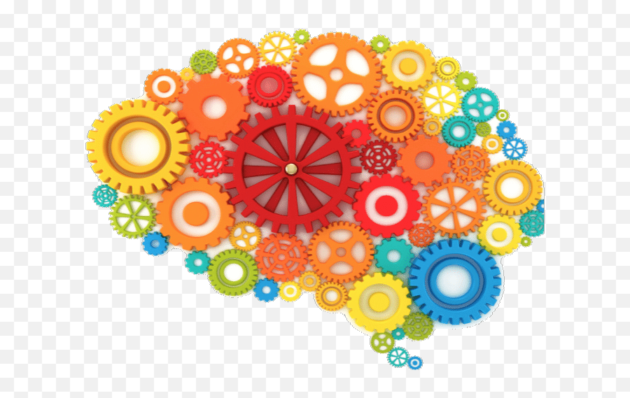 Download Free Brain Vector Colored Gears Hq Icon - Design Intellectual Property Png,Brain Icon Vector