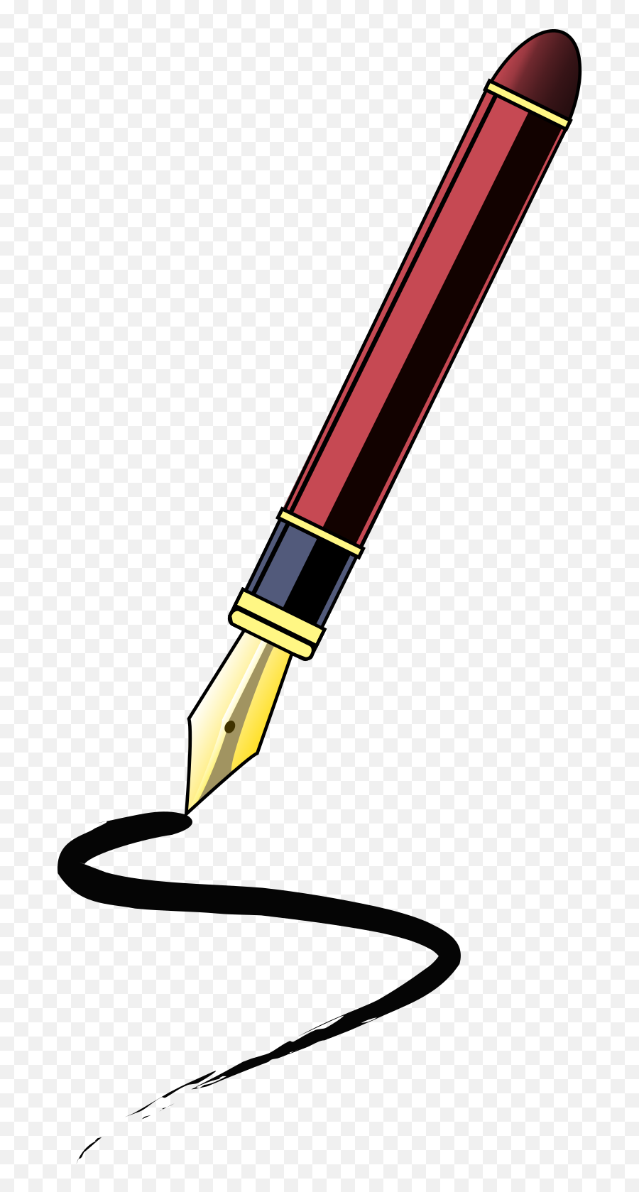 Ink Pen Clipart - Png Download Full Size Clipart 5384899 Pen Clip Art,Ink Icon