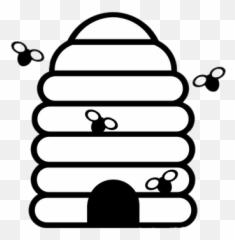 Beehive Donu0027t Starve Game Transparent Png - StickPNG Outline Hive Clipart