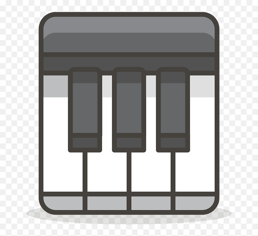Piano Keyboard Clipart Transparent 5 - Clipart World Music Keyboard Emoji Png,Piano Icon Png