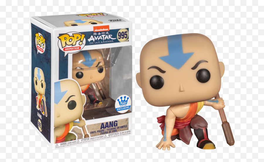 Avatar The Last Airbender Aang Crouching Exclusive Funko - Aang Funko Pop Png,Crouching Icon